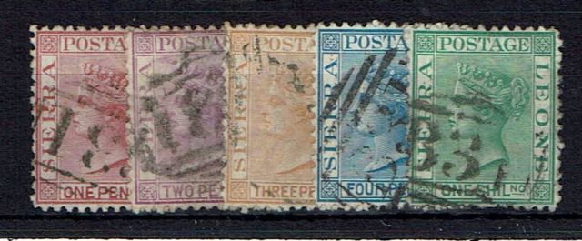Image of Sierra Leone SG 11/15 FU British Commonwealth Stamp